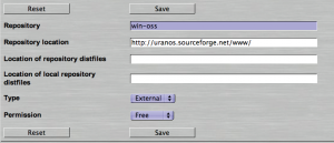 Abbildung 3: An dieser Stelle lässt sich ein Repository für freie Windows-Software anlegen.