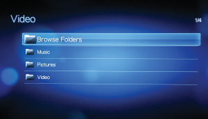 Abbildung 6: Die PS3 zeigt die Verzeichnisse des Debian-Servers.