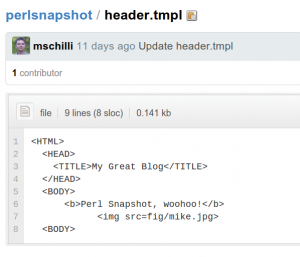 Abbildung 6: Der Template-Header enthält den HTML-Markup, der dem User erspart bleibt.