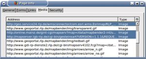 Abbildung 2: Firefox enthüllt: Die Daten stammen aus verschiedenen Quellen und mehreren Servern.