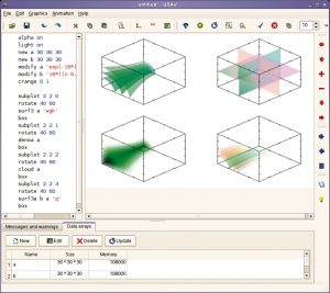 Abbildung 2: UDAV erstellt zahlreiche 3D-Diagrammtypen und exportiert sie als IDTF oder als gewöhnliche Bitmaps.