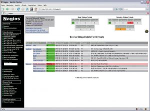 Abbildung 2: Das Webinterface von Nagios stand lange zur Renovierung an, ohne dass sich Greifbares tat – einer der Kritikpunkte der Befürworter des Fork.