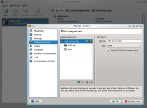 Abbildung 2: Virtualbox 3.2.4 virtualisiert Mac OS X und geizt nicht mit Enterprise-Features.