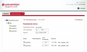 Abbildung 2: Der UVMM in UCS: Univentions Distribution mit integriertem Directory-Service gibt es erstmals auch mit Cloud-Management. Exklusiv auf der DVD und frei für bis zu zehn User.