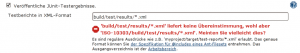 Abbildung 3: Hudsons Web-GUI bietet nicht nur eine Hilfefunktion, es zeigt bei falscher Konfiguration sogar Vorschläge an. Hier hatte ein Anwender einen falschen Pfad zu einer Testspezifikation angegeben.