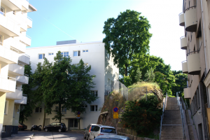 Abbildung 6: An der Ecke der Robertsgatan lebte die junge Familie bis zur Scheidung der Eltern.
