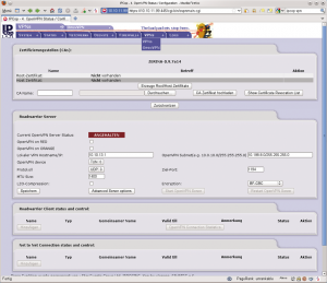Abbildung 9: Komplett frei und mit ansprechendem GUI: Ipcop bietet eine gute Mischung aus schnellem Einstieg und ausreichendem Feature-Umfang.