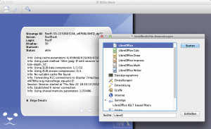Abbildung 3: Die veröffentlichten Anwendungen verhalten sich auf Remotedesktops wie lokale Programme. Die Programmliste gruppiert nach Einsatzzweck und bietet eine Suchfunktion.