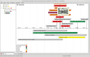 Abbildung 5: Hat der Benutzer zu einem Ereignis ein Bild hinzugefügt, verkleinert The Timeline Project dieses und zeigt es nach einem Mausklick in der Zeitleiste an.