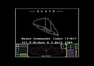 Abbildung 3: Der Weltraumklassiker "Elite" hat weder ein definiertes Ziel noch ein definiertes Ende.