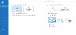 Abbildung 9: Workflows, Websites – alles designt der Anwender in Sharepoint 2013 im eckigen Metro-Design.