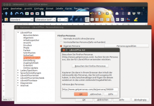 Abbildung 1: Wer die Firefox-Personas mag, der dürfte sich über das neue Feature in Libre Office 4.0 freuen.