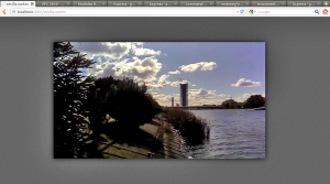 Abbildung 3: Live vom Localhost: Der HTTP-Server streamt ein Video.