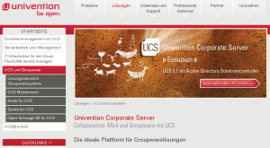 Abbildung 8: Univention will mit seinem Corporate Server die "ideale Plattform" für Groupwareserver sein und bietet Kolab, Zarafa und Open-Xchange als Lösung an.