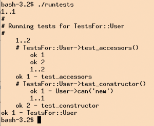 Abbildung 2: Grünes Licht: Die Testsuite läuft ohne Fehler durch, die agile Entwicklung darf darum weiter voranschreiten.