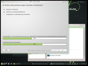 Abbildung 3: Online-Updates unter Suse konfigurieren kann der Anwender auch am Desktop – dank Yast.