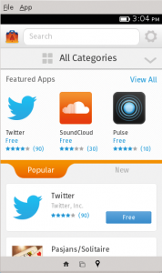 Abbildung 7: Ein einfacher App-Store ist bereits enthalten.