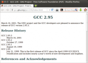 Abbildung 2: In der Version 2.95 der Compiler Collection fanden die Egcs- und GCC-Fraktionen wieder zusammen.