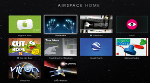 Abbildung 2: Airspace begrüßt den Anwender mit den bereits per Kreditkarte erstandenen Apps.