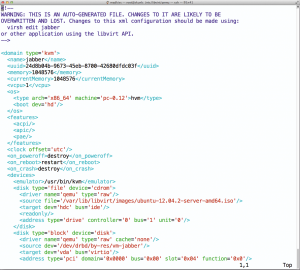 Abbildung 3: Die Libvirt hat in den vergangenen Jahren stark dazu beigetragen, Virtualisierung auf Linux marktreif zu machen. Die Konfiguration landet dabei in XML-Dateien.