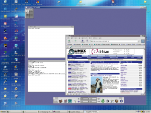Abbildung 4: Mit Cygwin ließ sich Xfree86 auch unter Windows betreiben. Das Projekt kündigte später die Zusammenarbeit mit Xfree86, weil es keinen CVS-Zugang erhielt.