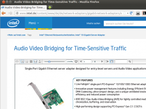 Abbildung 2: Intel vermarktet die Netzwerkkarten seiner Serie I210 unter dem Schlagwort AVB.