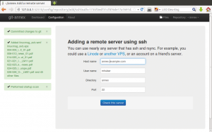 Abbildung 2: Ein Server mit SSH-Daemon lässt sich rasch in ein entferntes Repository mit Verschlüsselung verwandeln.