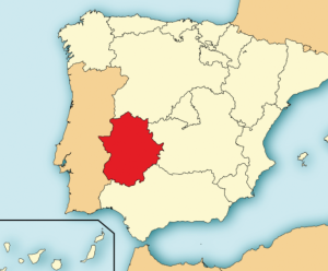 Abbildung 3: An der portugiesischen Grenze liegt die Extremadura, eine der historischen Kernregionen Spaniens.