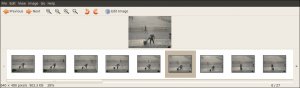 Abbildung 4: Aus dem Video lassen sich Frames mit dem Betrachterprogramm Eye of Gnome kopieren und als PNG-Bilder speichern.