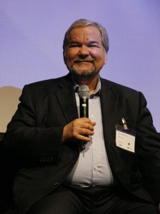 Sichtlich Spass hatte Zimmermann beim Beantworten der Fragen des Publikums.