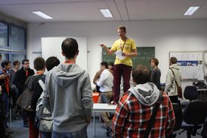 Offizielle Begrüßung am Freitag.