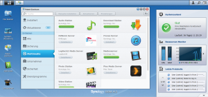 Abbildung 2: NAS-Geräte von Synology und Qnap bringen eine vollständige Weboberfläche mit, über die sich verschiedene Funktionen steuern lassen.
