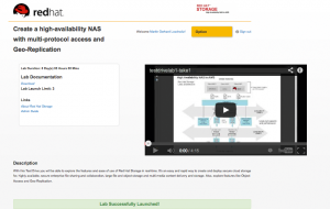 Abbildung 1: Red Hat bietet den RHSS als Testdrive in VMs an, die auf Amazons AWS gehostet sind.