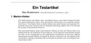 Abbildung 2: Mit dem Umweg über XSL-FO entsteht aus Docbook ein PDF-Dokument inklusive Worttrennung.