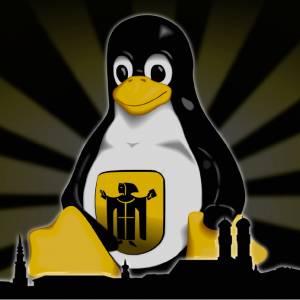 Abbildung 5: Mux, das Limux-Maskottchen ziert auch den Bootscreen des Limux-Clients.