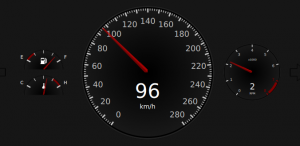 Mit Qt Quick Enterprise Controls lässt sich beispielsweise ein Kfz-Dashboard bauen.