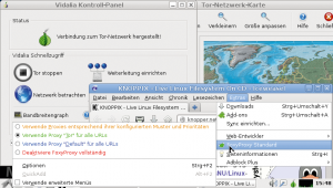 Abbildung 10: Chromium und Firefox haben die Tor-Proxys schon passend eingebunden.