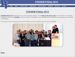 Abbildung 6: Die PostgreSQL-Community traf sich vor der Fosdem, …