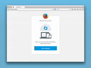 Die überarbeitete Version von Firefox Sync.