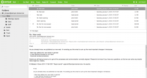 Zentyals Web-Groupware präsentiert sich in neuem Design.