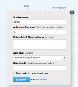 Abbildung 1: Mit dem integrierten Workflow-Editor passen Anwender ihre Boards an – das ist benutzerfreundlich und komfortabel.