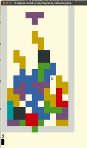 Abbildung 4: Tetris im Linux-Kernel: Ktap und seine eingebaute Skriptsprache machen's möglich.