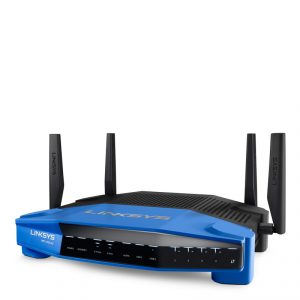 Der Router WRT1900AC hat vier externe Antennen und unterstützt Open WRT.