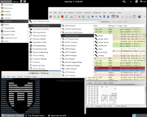 Abbildung 1: Exklusiv beim Linux-Magazin: Kali 1.0.6 mit Metasploit 4.9.2.
