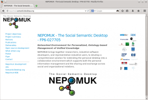 Abbildung 1: Nepomuk sollte den semantischen Desktop salonfähig machen.