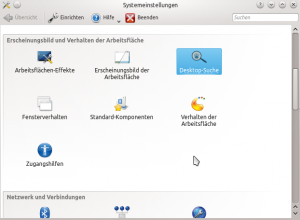 Abbildung 2: Die Systemeinstellungen von KDE enthalten den neuen Punkt »Desktop Suche«, über den der Benutzer …