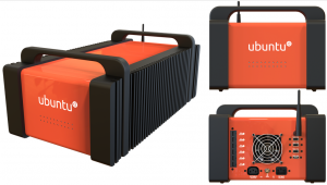 In die Orange Box passen zehn NUCs von Intel.