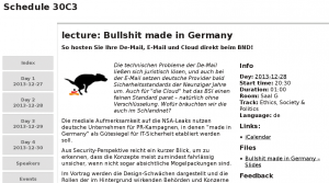 Abbildung 1: Aus Konzerninteressen unsicher gebaut – und anschließend Standards korrigiert: De-Mail.