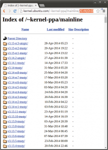 Abbildung 1: Die Linux-Distribution Ubuntu stellt auf ihren Servern aktuelle Kernelpakete zur Verfügung.