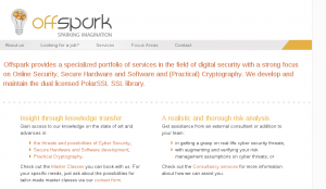 Abbildung 10: Die niederländische Offspark B.V. ist die Firma, die hinter Polar SSL steckt, die Entwicklung vorantreibt und auch für die Sicherheit bürgt.